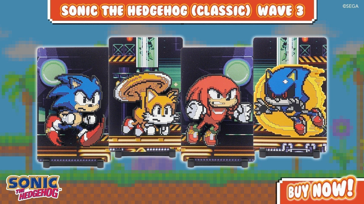 Get Pixel-Perfect! Sonic The Hedgehog (Classic) FiGGYZ Wave 3 is Here!