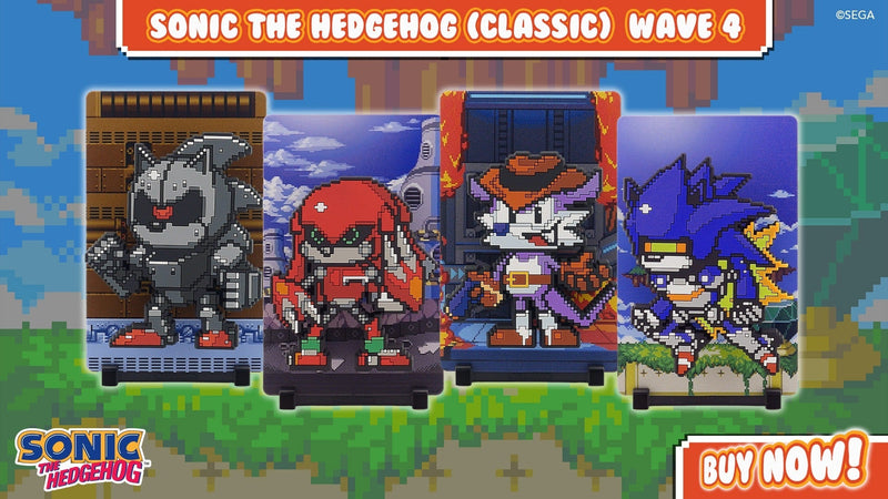 Retro Rivals Assemble: Sonic The Hedgehog (Classic) FiGGYZ Wave 4 is Officially Here!