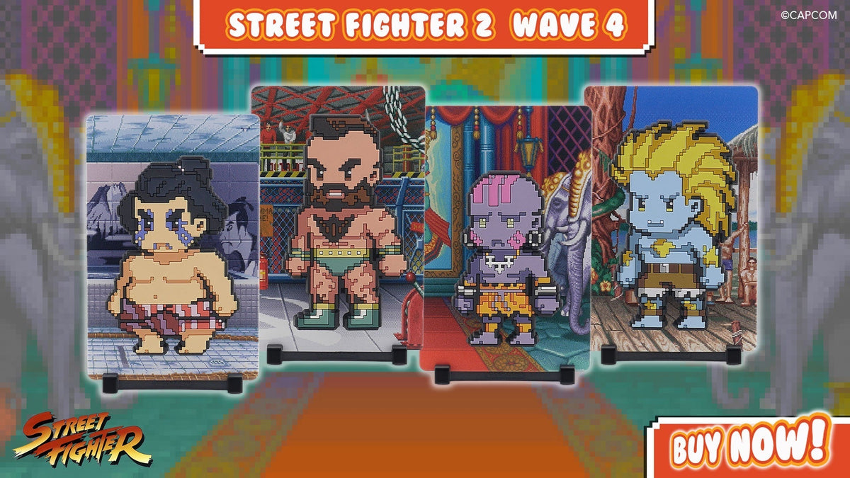 The World Warriors Return in Street Fighter 2 FiGGYZ Wave 4