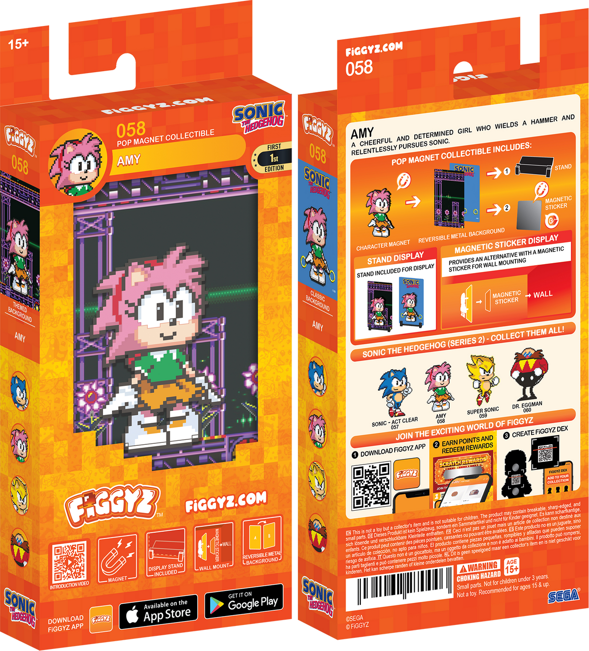 Amy #58 - Sonic the Hedgehog (Classic) | FiGGYZ Amy #58 - Sonic the Hedgehog (Classic) | FiGGYZ